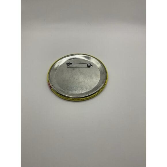 Vintage Annie Musical Button Pinback With "Own It Today!" Design - Picture 3 of 4